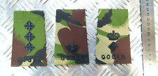 Woodland DPM Camo Queen's Own Gurkha Logistic Regiment QOGLR Rank Slides