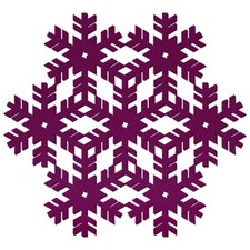 Aubergine-farbene Filz