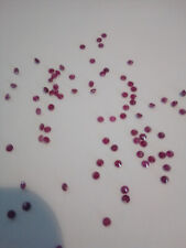 lot mit 12 Rubinen round facet Transparent ca. 1,8 mm guter Schliff aus Mosambik