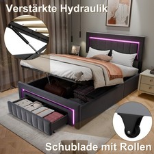 Bed with LED Lighting