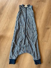 ALANA Schlafsack mit Beinen – 0,5 TOG – 100 cm – Blau mit Wal-Muster