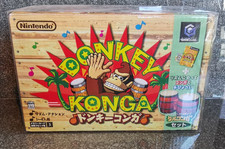Nintendo Gamecube Donkey Konga Pak JAPAN mit OVP und Schutzhülle
