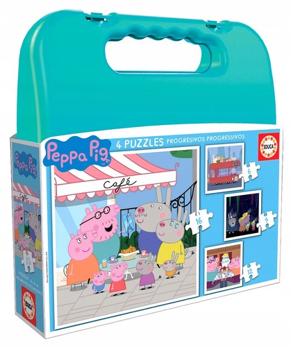 Educa peppa pig koffer - koffer, puzzle