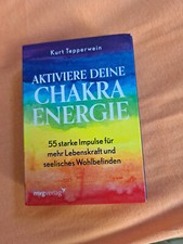 Aktiviere deine Chakra Energie, Karten,  Kurt Tepperwein, sehr gut