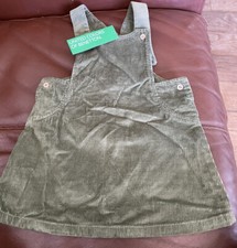 Benetton grünes Latzkleid