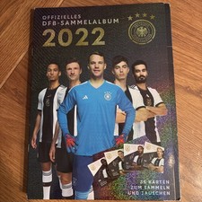 Offizielles DFB-Sammelalbum WM 2022 -REWE-komplett mit allen 36 Glitzerkarten