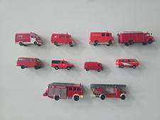 10 gebrauchte Feuerwehr-/ Rettungsfahrzeuge 1:87