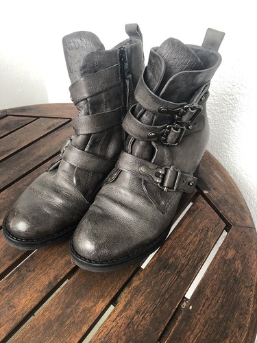 Mjus stiefelette 37 - gr,