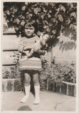 Vintage Foto Mädchen in Kleid