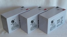 Sacred Sun „SP12-7“ Batterie 12V 7Ah Long Life Akku (3 Stück)