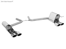 Duplex Sportauspuff Mercedes E-Klasse W211 S211 T-Modell je 2x106x71 AMG-Optik