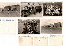 10748 - Fotokonvolut 15 Fotos *Damenmannschaft Feldhandball * Pinneberg 55iger