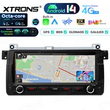 8,8" Autoradio für BMW E46 M3 MG ZT Android 14 4G+64GB 8-Kern GPS WiFi Gyroscope