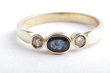 Ring Saphir Brillanten 750 18K