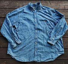 Original Ralph Lauren Jeanshemd Herren 2XB Classic-Fit - Weit geschnitten