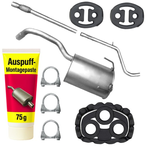Edex endtopf abgasrohr auspuff - endtopf,