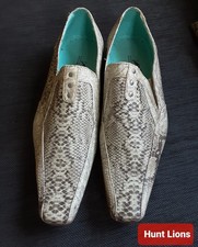  Herrenschuh, Designerschuh, Schlangenleder Print