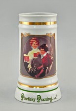 a-9248050 Porzellan Sammler-Bierkrug Plzensky Prazdroj, a.s. Pilsen 14x11x19cm