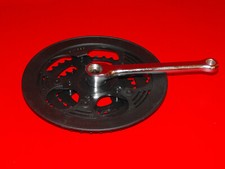 Retro Fahrrad Kurbelgarnitur Kettenblatt 3 fach 28 38 48 Z Kurbelarm NOS #16