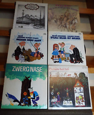 6x Kinder u. Jugend LP Sammlung Märchen Geschichten Indianer DDR Hurvinek Vinyl