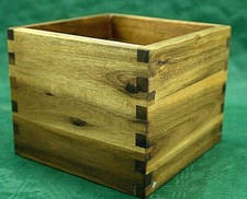  Feine Top Holzkiste Regal  Massiv Holz  Möbel Besteckkasten Aufbewarungsbox 