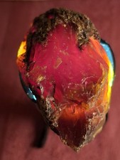 Blauer Bernstein aus Bernstein