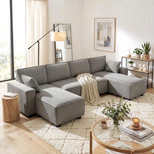 Homcom ecksofa 311 sofa 4 - ecksofa,