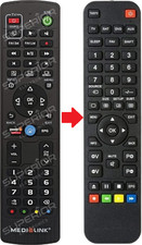 Ersatz Fernbedienung für Medi@link / Medialink FTA Black Panther | 1Card