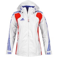 Adidas Outdoor Kinder Regenjacke Skijacke Windjacke Sport Jacke Frankreich weiß