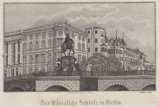 Berlin Raczynski Palais Original Stahlstich Kolb 1854 2