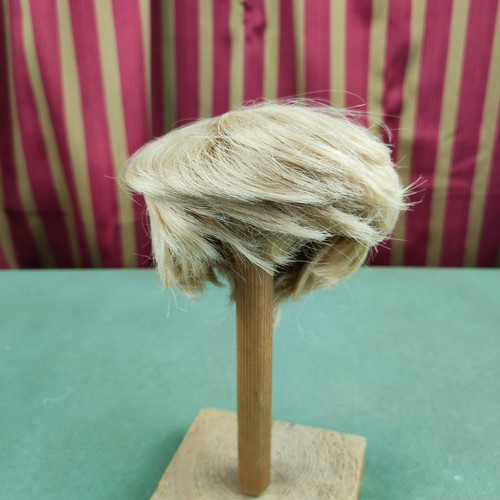 Vintage blonde puppenperücke - vintage,