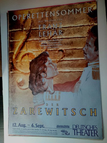 Plakat der zarewitsch franz - der,
