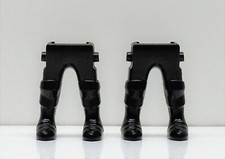 2 x RITTER BEINE RÜSTUNG KOMPLETT SCHWARZ PLAYMOBIL zu Malteser Dark Knight B102