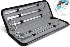 Mr. Petz 5er Komplett-Set für Aquarium Pflege aus Edel-Stahl - 30cm Aquarium 