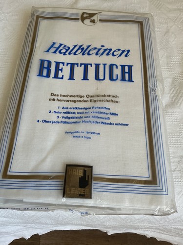 Bettlaken halbleinen - ,
