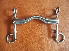 Dressurkandare Edelstahl 13,5cm, Anzüge 50mm Kandare Zungenfreiheit weich ca. 21