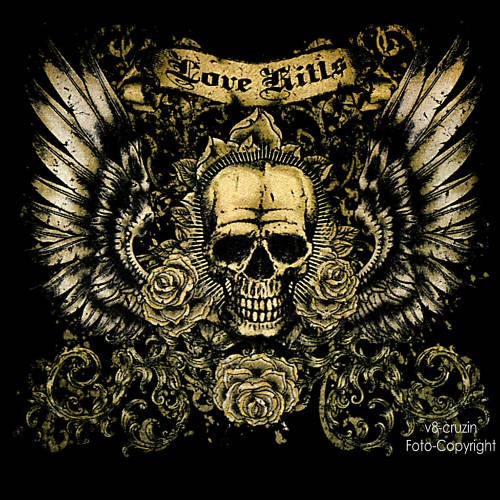 Tattoo punk damen girl shirt - tattoo,
