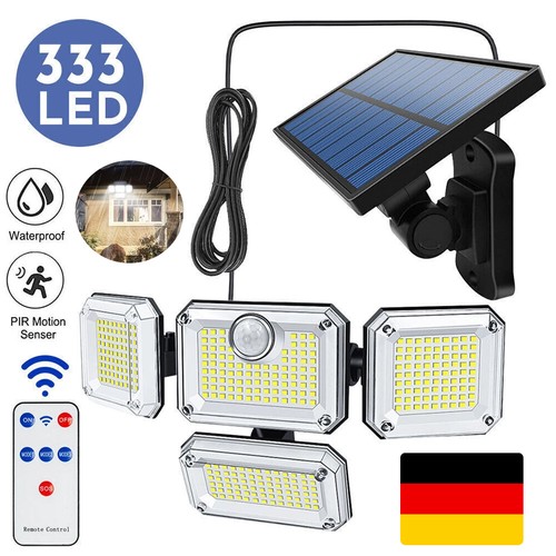 333 led solarleuchte fluter - led,