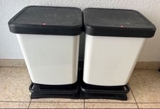 2x ROTHO Abfalleimer 20L Paso Mülleimer Treteimer Abfallbehälter Küche