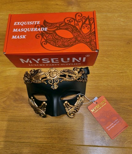 Schwarz gold maskerade - gold,