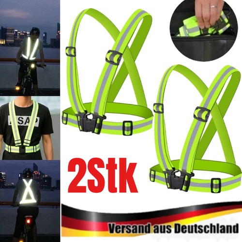2stk warnweste fahrrad - warnweste,