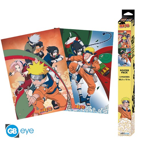 Naruto set chibi posters - set,