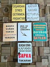 6 x Ahsap Poster , Wandbild 