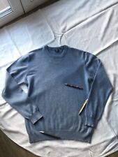 YORN Leichter warmer CASHMERE  EXTRAFEIN Strickpullover relaxed blau 46 Kaschmir