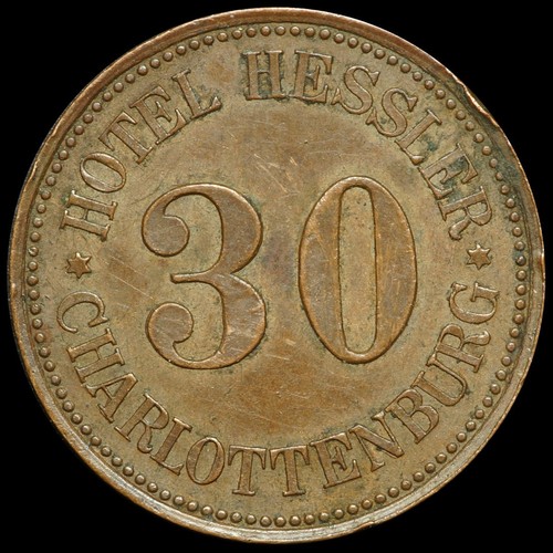 Wertmarke pfennig hotel - wertmarke:,