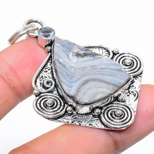 Wüstenrose Druzy, Blautopas