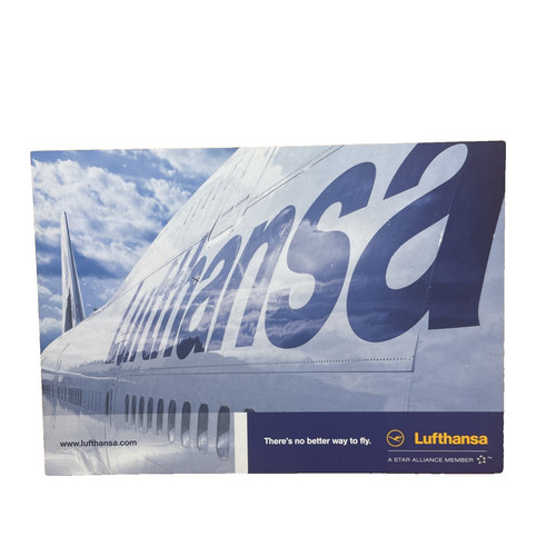 Postkarte flugzeug airline - postkarte,