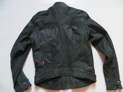 Levi biker lederjacke m - levi's, gr.