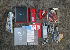 Nintendo Wii Mini Rot Konsole Sammlerzustand Super Mario Galaxy