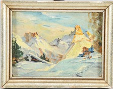 ::ÖLGEMÄLDE WINTERLICHER